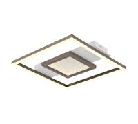 Plafonnier, lampe de plafond, lampe de salon, LED blanche effet 3D, L 35 cm