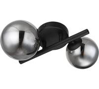 Globo Lighting Riha applique murale 2x3.5 W noir-fumé 56133-2W