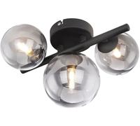 Globo Lighting Riha applique murale 3x3.5 W noir-fumé 56133-3W