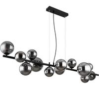 Globo Lighting Riha lampe suspendue x3.5 W noir-fumé 56133-13H