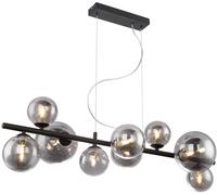 Globo Lighting Riha lampe suspendue x3.5 W noir-fumé 56133-9H