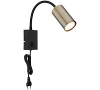 Globo Lighting Robby applique murale 1x25 W noir-laiton 57911WM