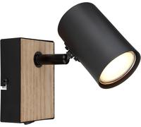 Globo Lighting Robby applique murale 1x35 W noir-bois 57911-1BW