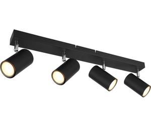 Globo Lighting Robby plafonnier 4x35 W noir-chrome 57911-4B