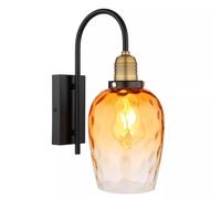 Globo Lighting Salvy applique murale 1x60 W noir-ambre 15786W