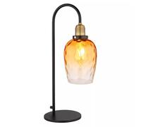 Globo Lighting Salvy lampe de table 1x60 W noir-ambré 15786T
