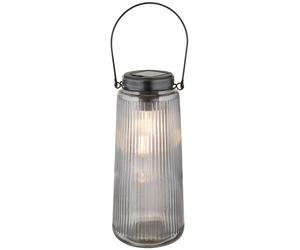 Globo Lighting Solar lampe solaire sur pied 2x0.5 W noir-fumé 36646