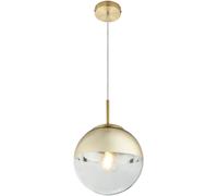 Globo Lighting Varus lampe suspendue 1x40 W transparent-doré 15855
