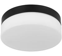 Globo Lighting Vranos plafonnier extérieur 1x60 W noir-verre opalisé 32111B