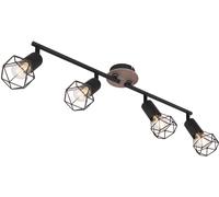 Globo Lighting Xara I plafonnier 4x40 W noir-bois 54802S-4H