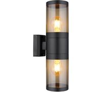 Globo Lighting Xeloo applique murale extérieure 2x60 W noir-fumé 32014-2BS