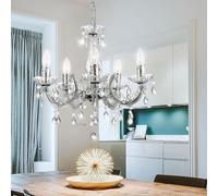 Luminaire suspendu lustre lustre en cristal plafonnier chambre éclairage globo 63116-5