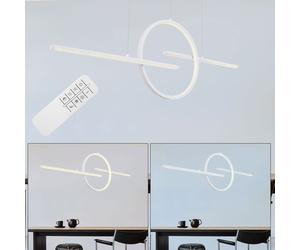 Globo Pendelleuchte Hängelampe LED CCT 124cm, Blanc, Dimmable, Avec Télécommande