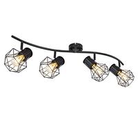 Globo Lighting Priska plafonnier 4x40 W noir 54017-4