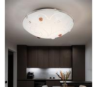 Globo Plafonnier LED Chrom Déco Pierres Décoratives 25 cm IP20