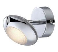 GLOBO Spot chrome acrylique satiné L10 x l10 x h12 cm Chrome G