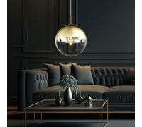 Globo Lighting Varus lampe suspendue 1x40 W transparent-doré 15856