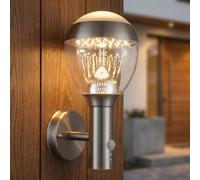 Globo Wandleuchte Extérieur LED IP44 Capteur Mouvement Dämmerungssensor 15 cm