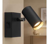 Globo Wandleuchte LED 1 flammig Noire Spot Verstellable Chambre Métal