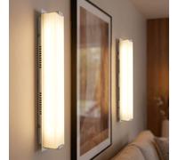 Globo Wandleuchte LED Murale Salon Couloir Chrom Verre L 61 cm Lot 2