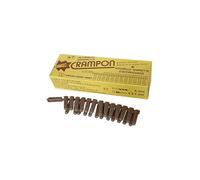 Boîte de 100 chevilles Crampon 2/5 avec collerette VINMER - 133104