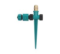 GLOGLOW Arroseur de Pelouse Automatique 360 Degrés, Arroseur à Brancher Réglable avec Matériau ABS, Raccord fileté G1/2 pour Arrosage de Jardin et Irrigation des Plantes Vertes