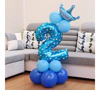 GLOGLOW Ballon Numéro Rose 3 32 Pouces en Aluminium, Ballon d'Anniversaire, Couleur Vive, Grande Taille, Décor Accrocheur, pour Fête, Anniversaire, Mariage, Remise de Diplôme, Baby Shower (Numéro