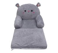 GLOGLOW Canapé-lit Pliant Convertible, Chaise Ouverte en Peluche Douce avec Support Dorsal pour la Sieste de Lecture, Meubles Portables Peu Encombrants pour Chambre à Coucher, Salle de Jeux, canapé