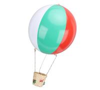 GLOGLOW Décoration de Noël en Montgolfière, Panier de Rangement Suspendu avec Corde en Bambou et Chanvre, Modèle de Montgolfière Léger de 87 G pour Salle de Fête, Poupée, Affichage de Bonbons, Air