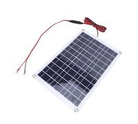 GLOGLOW Kit de Panneau Solaire 40 W avec Contrôleur de Charge MPPT, Chargeur de Batterie Solaire pour Voiture, Bateau, Camping-car, Camion, Remorque, Pompe à Eau Marine, Clôture électrique