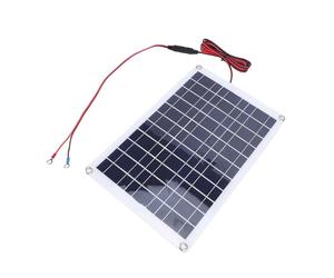 GLOGLOW Kit de Panneau Solaire 40 W avec Contrôleur de Charge MPPT, Chargeur de Batterie Solaire pour Voiture, Bateau, Camping-car, Camion, Remorque, Pompe à Eau Marine, Clôture électrique