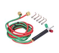 GLOGLOW Mini Chalumeau à Gaz Outil de Soudage Torche de Brasage avec Réglage de la Vanne D'oxygène Gaz pour le Travail du Métal or Argent Platine Cuivre