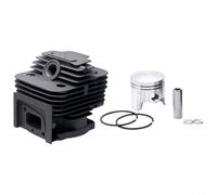 Glomc 1 ensemble de cylindres en acier et kit de piston pour moteurs 44-5, 1E44F-5, Tu52, Tu43 pour débroussailleuse et entretien des pelouses, utilisation en extérieur et entretien du jardin