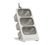 Glomc 1 organiseur de capsules de café, boîte de rangement pour sachets de thé de style japonais, pliable en ABS pour animaux domestiques, étagère multicouche pour dosettes et collations, comptoir de
