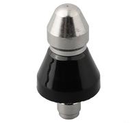 Glomc Buse de nettoyage d'égout de 10,2 cm en acier inoxydable haute pression à connexion rapide 5000 psi pour le nettoyage des tuyaux d'égout bloqués et l'utilisation en atelier