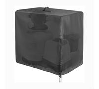 Glomc Filtre à sable de piscine et housse en tissu Oxford 420D résistant à l'eau avec sangles réglables Noir 55 x 50 x 62 cm pour une utilisation en piscine extérieure (55 x 50 x 62 cm)