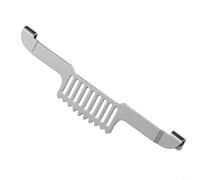 Glomc Piège à graisse en acier inoxydable pour grils électriques à gaz, charbon de bois, 30 x 5 x 3 cm, accessoire pour barbecue en plein air