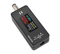 Glomc Voltmètre d'interface Kws-DC28 DC5525 et testeur de charge, mesure 0-12 A 4-30 V avec écran TFT de 2,4 cm pour écrans d'ordinateur, outils électriques, routeurs, industriels