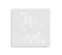 Glomc Wifi pour thermostat intelligent pour chauffage au sol électrique avec protocole pour Tuya Matter, contrôle à distance de la température via application, interface à écran tactile pour domotique