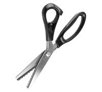 Glomora Ciseaux à cranter 23 cm, ciseaux à tissu en acier inoxydable avec bord triangulaire 3/4/5/7 mm pour la couture (7mm)