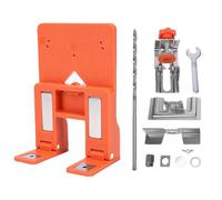 Glomora Kit de gabarit de montage de porte d'armoire avec plaque de position magnétique, base de support pliable et réglable, outil d'installation de matériel en acier inoxydable