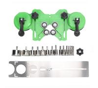 Glomora Kit de scie cloche diamant 16 pièces 6-50 mm ouvre-trou pour carrelage sec et humide avec guide à double ventouse pour céramique verre marbre granit