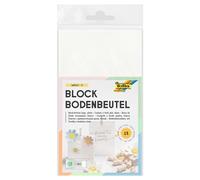 Glorex 6 1226 724 - Sacs en papier blanc, 15 pcs 100x55x175mm, pour aliments