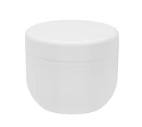 GLOREX 6 1603 103 Pot à crème vide pour les cosmétiques maison, 100ml, blanc, à simple paroi