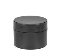 GLOREX 6 1603 204 Pot à crème vide pour les cosmétiques maison, 100ml, noir, à double paroi