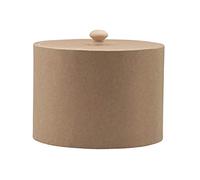 GLOREX 6 2027 046 Boîte Ronde en Carton Naturel avec Couvercle 16,5 x 12 cm