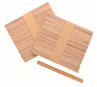 GLOREX 6 2200 900 Lot de spatules en bois 10x114mm 100pcs naturel FSC