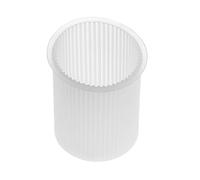 GLOREX 6 9732 094 - Moule à bougie en silicone - Motif cylindre rainuré - Environ 7 x 10,5 cm - Moule en silicone solide - Pour verser - Réutilisable