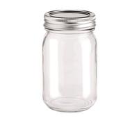 GLOREX en verre avec couvercle , transparent, 6,5 x 6,5 x 13,5 cm