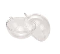 Glorex GmbH Boule en Plastique, Transparent, diamètre 10 cm